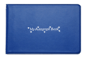 Royal Blue Vinyl Autograph Book with "My Autograph Book" with stars imprint